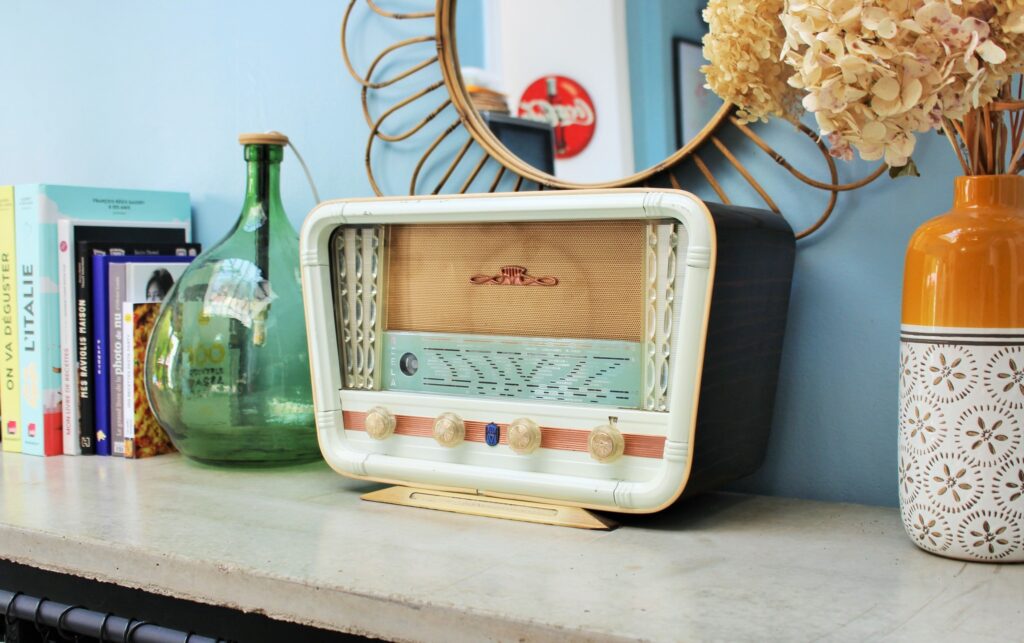 enceinte bluetooth vintage