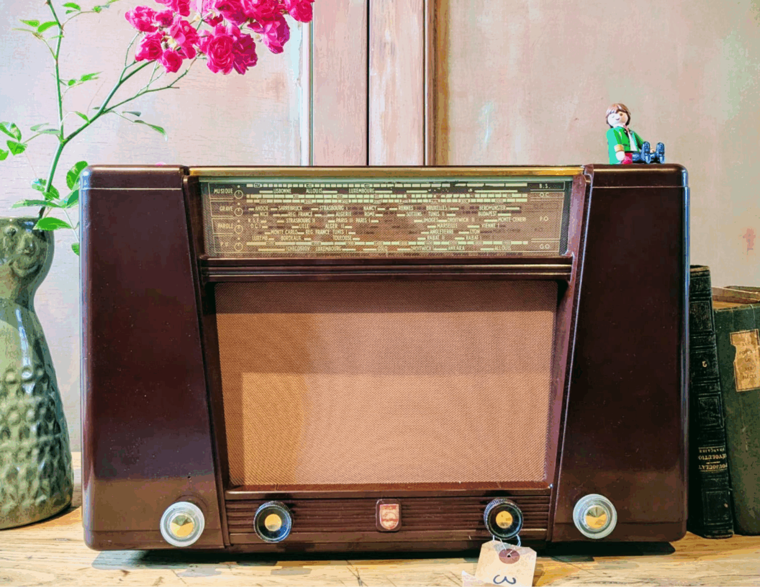 TSF Philips BF 401 A modernisé en enceinte bluetooth. Article à vendre