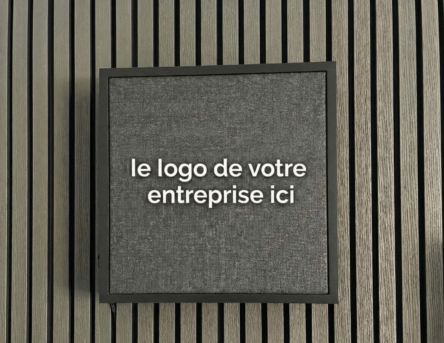 cadre photo Bluetooth logo entreprise