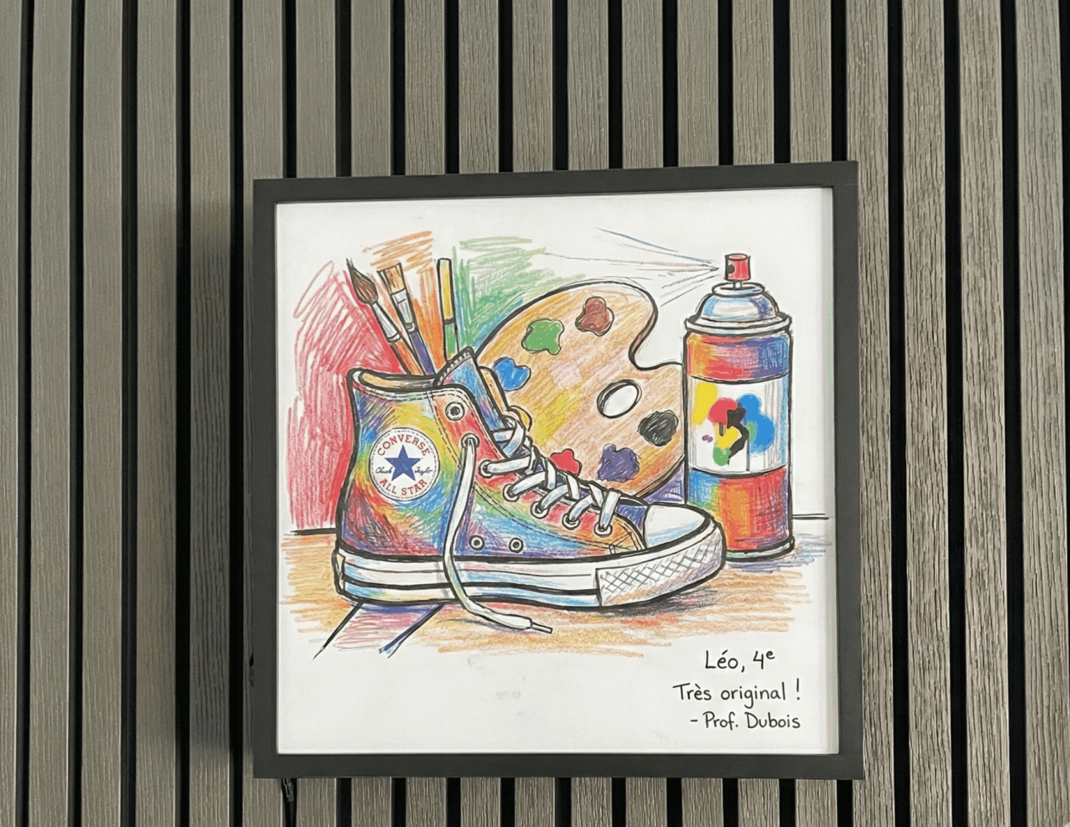 dessin dans un cadre photo Bluetooth