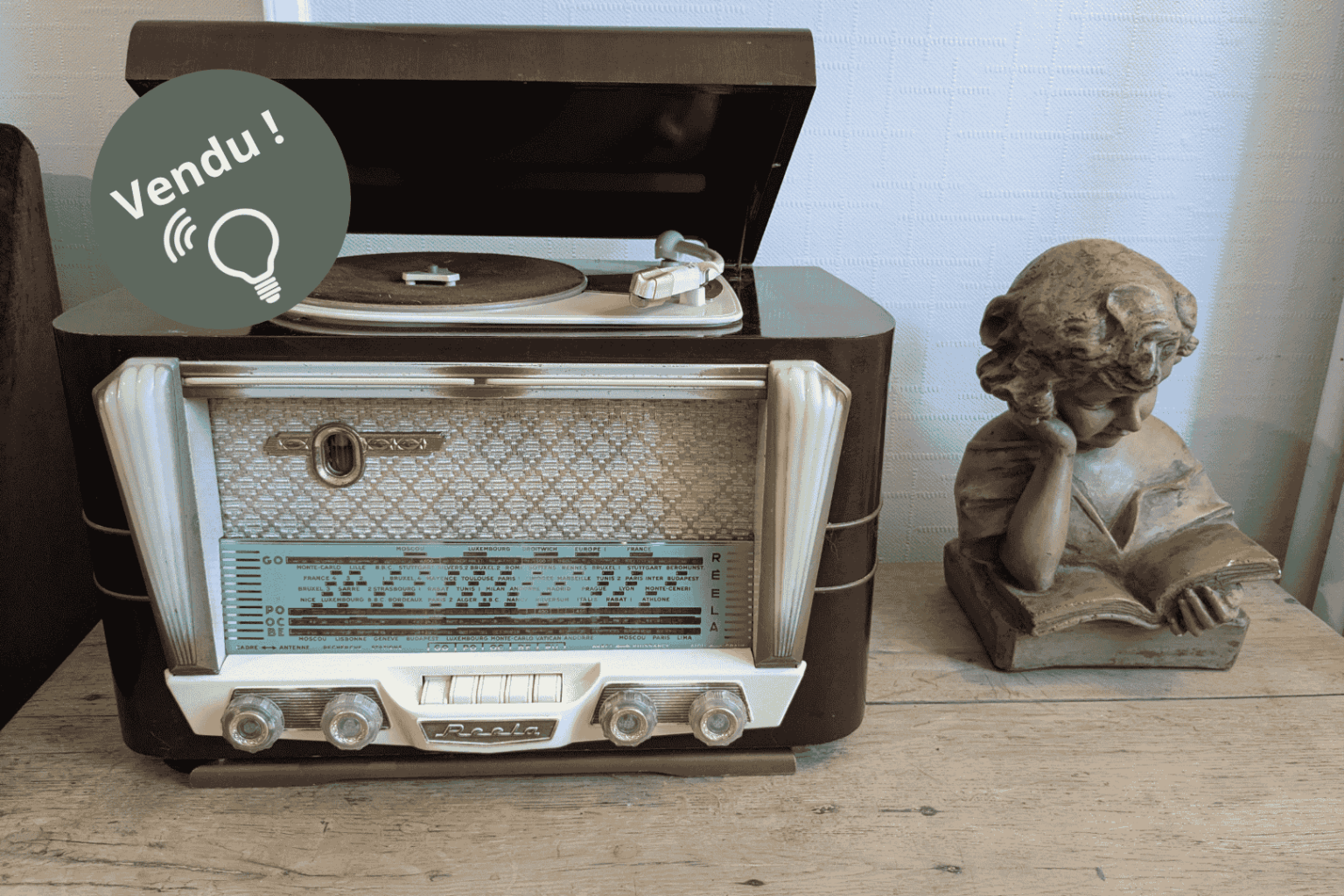 Poste TSF Reela Dauphin Luxe 58 à moderniser en enceinte Bluetooth - vendu